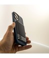 5000mAh MagSafe ultra-tynn powerbank i aluminium, 20W - Space Grey, trådløs hurtigopplading, digitalt display, USB-C inn/utgang