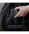 5000mAh ultra-tynn MagSafe powerbank, 20W - Aluminium, lilla, trådløs hurtigopplading