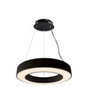 60cm 50W dimbar LED pendel - 122lm/W, 6100lm, sort ring, 4000K, TRIAC dimbar
