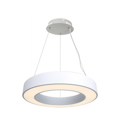 60cm 50W LED designer pendel, dimbar - 4000K, 6100lm, hvit, Triac dimbar