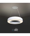 60cm 50W LED designer pendel, dimbar - 4000K, 6100lm, hvit, Triac dimbar