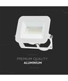 20W LED lyskaster, hvit - Samsung LED chip, IP65, 6500K, utendørs