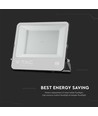 200W LED lyskaster, Samsung LED chip - 160lm/W, IP65, sort, 4000K, utendørs