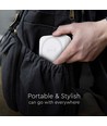 10000mAh magnetisk trådløs powerbank, 20W - MagSafe, PD hurtiglading, LED indikator, hvit