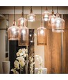 3 stk. E27 4,5W LED kronepærer - G45, 4000K, hvitt glass, 3-pak