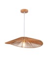 E27 designer pendeloppheng med hampetau - 60cm, brun, IP20, uten lyskilde