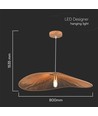 E27 Designer pendeloppheng i tau - 1 meter, maks 40W, IP20, Ø80cm, 2 års garanti