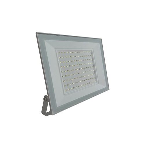 100W LED lyskaster, hvit - 95lm/W, IP65, 6500K, utendørs