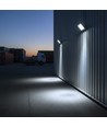 100W LED lyskaster, hvit - 95lm/W, IP65, 6500K, utendørs