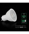 VT-247 spotlight 6W GU10 - plast, 6500K, 110°, 3 stk/pakke