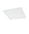 6x LED-paneler 60x60 i ramme - Høyde:28mm, 40W, for direkte montering