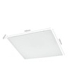 6x LED-paneler 60x60 i ramme - Høyde:28mm, 40W, for direkte montering