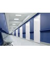 6x LED-paneler 60x60 i ramme - Høyde:28mm, 40W, for direkte montering