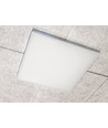 6x LED-paneler 60x60 i ramme - Høyde:28mm, 40W, for direkte montering