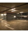 12 stk. V-Tac vanntett 48W komplett LED-armatur - 150 cm, 120lm/W, IP65, gjennomkoblet 230V