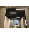Sort Troldtekt CCT LED Skinnesett 6x60 cm - Planforsenket, Akustilight inkl. ledninger og driver