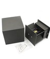 6W CUBIC PRO vegglampe - IP65, sort, viderekobling, justerbar, firkantet, opp/ned, inne / ute, inkl. lyskilde