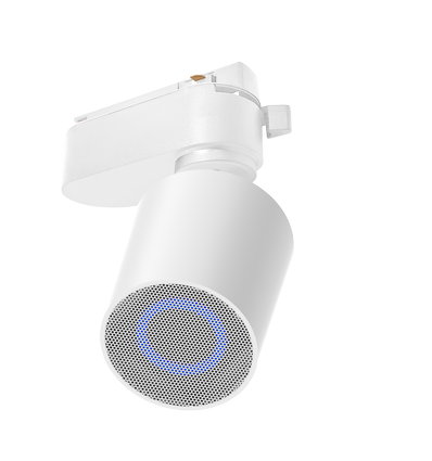 Bluetooth-høyttaler for 1-fase skinner - Hvit, 10W, 1F2W