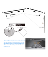 Bluetooth-høyttaler for 1-fase skinner - Hvit, 10W, 1F2W