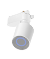 Bluetooth-høyttaler for 1-fase skinner - Hvit, 10W, 1F3W
