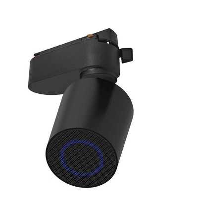 Bluetooth-høyttaler for 1-fase skinner - Sort, 10W, 1F2W