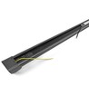 120cm 72W LED-armatur - 5000K, sort, 8000 lumen