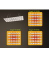Vekstlampe 240W - Inkl. oppheng, fullspektrum, uten vifte, IP54
