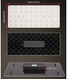 Vekstlampe 240W - Inkl. oppheng, fullspektrum, uten vifte, IP54