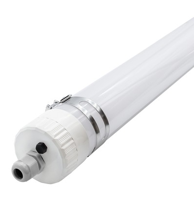 120cm 40W Dura66 LED-armatur, gjennomgangskablet - 5800lm, 145lm/W, IP66, IK10