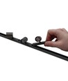 Magnetisk Mini LED skinnespot - Antrasitt, 1W, Passer til PicoTrack 2 skinner, RA92, 12V