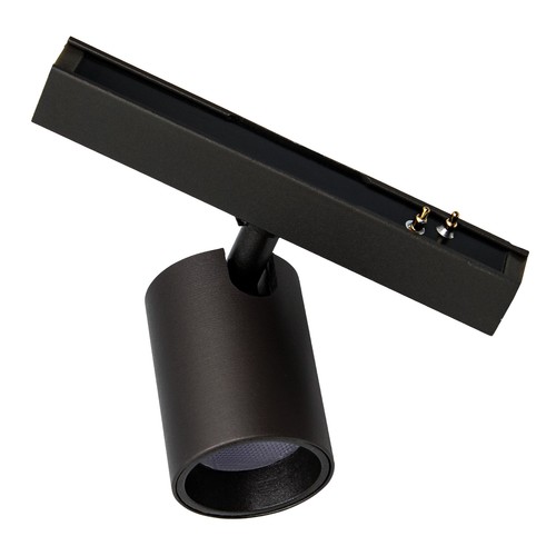 Magnetisk Mini LED skinnespot - Antrasitt, 1W, Passer til PicoTrack 2 skinner, RA92, 12V