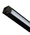 90cm Mini LED magnetisk skinne - Antrasitt, 7W, Passer til PicoTrack 2 skinner, RA94, 12V