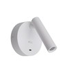 LEDlife hvit leselampe - 2,5W, RA90, for veggmontering