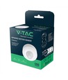 V-Tac bevegelsessensor LED-vennlig, hvit, PIR infrarød