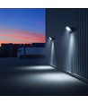 30W LED lyskaster - 185lm/W, IP65, Samsung LED chip, kald hvit, sort kabinett, utendørs