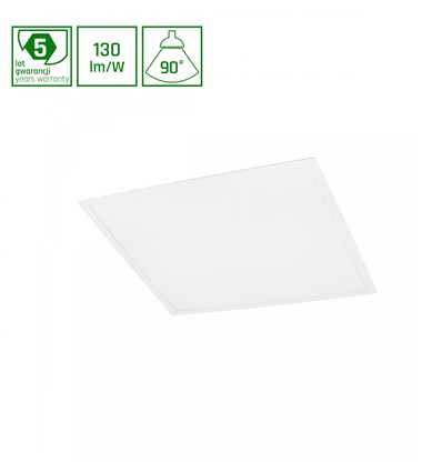 60x60 ALGINE BACKLIGHT LED panel, 40W - 130lm/W, 5 års garanti, nøytral hvit