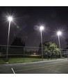 500W LED lyskaster - 135lm/W, 67.500lm, IP65, sort, utendørs