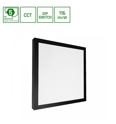 24/35/40W NYMPHEA SELECT CCT taklampe - Justerbar watt, CCT (3000K/4000K/6000K), hvit kant