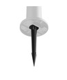 Sort LED hagespot til spyd - Aluminium, 59x46x259 mm