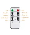 4-pk LED utendørs blokklys, fjernkontroll, Ø5,5cm - Timer, vanntett