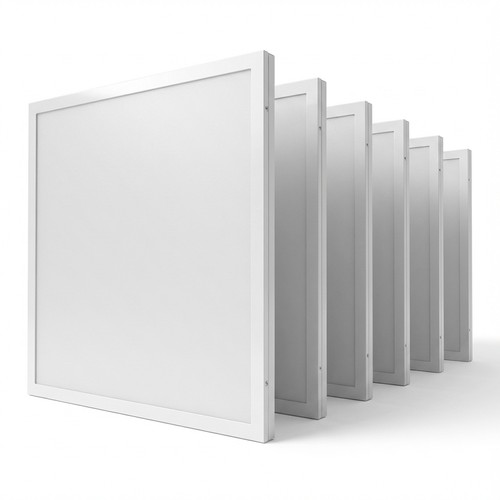 6x LED-paneler 60x60 i ramme - 40W, for direkte montering