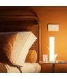 Oppladbar RGBIC+CCT LED bord/nattlampe - 32cm, Bluetooth, Hvit, touch dimbar, IP20 innendørs