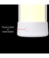 Oppladbar RGBIC+CCT LED bord/nattlampe - 32cm, Bluetooth, Hvit, touch dimbar, IP20 innendørs