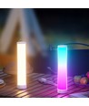 Oppladbar RGBIC+CCT LED bord/nattlampe - 32cm, Bluetooth, Hvit, touch dimbar, IP20 innendørs