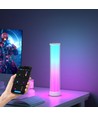 Oppladbar RGBIC+CCT LED bord/nattlampe - 32cm, Bluetooth, Hvit, touch dimbar, IP20 innendørs