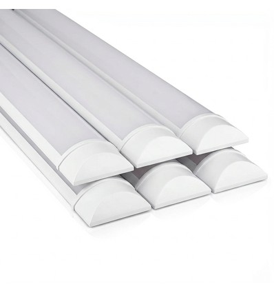 6x V-Tac 50W slim LED armatur - 150 cm, 3 års produsentgaranti, 230V