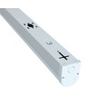 120cm 40W komplett LED-armatur, gjennomgangskoblet - IP20