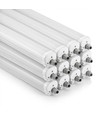 12 stk. V-Tac vanntett 36W komplett LED-armatur - 120 cm, 120lm/W, gjennomgangskoblet, IP65, 230V