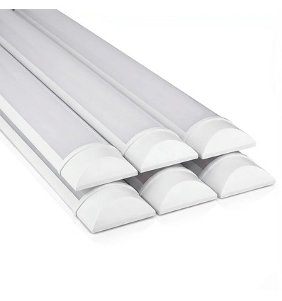 6x 40W komplett LED-armatur - 120 cm, 3 års produsentgaranti, 230V