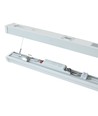 120cm 40W komplett LED-armatur, gjennomgangskoblet - IP20